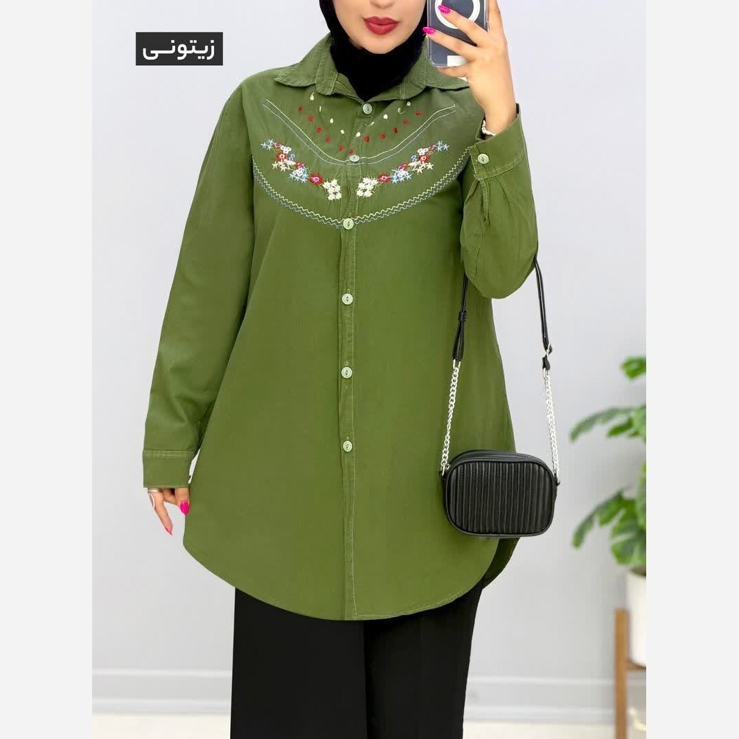 مانتو زنانه و دخترانه جلو دکمه دار