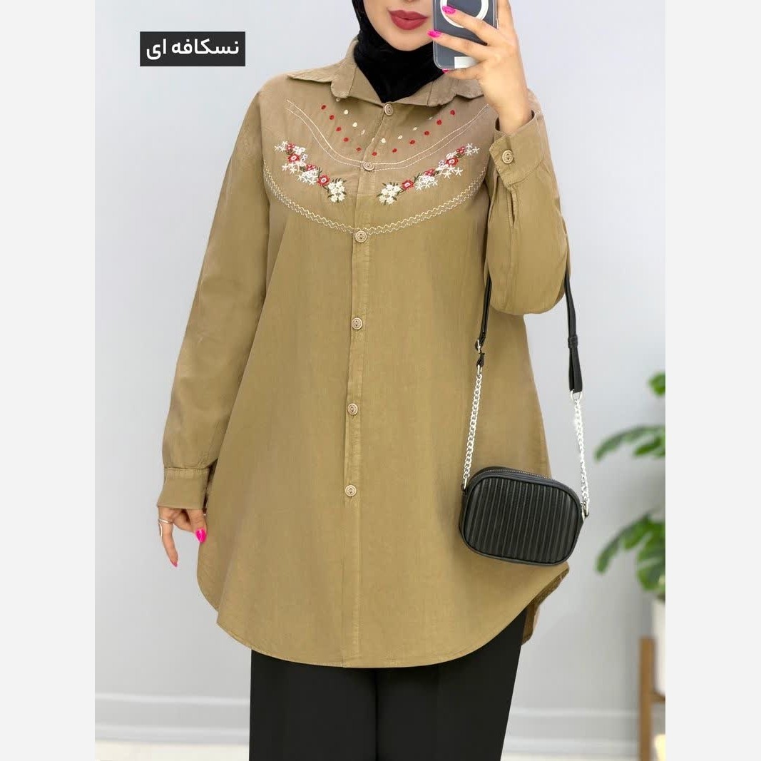 مانتو زنانه و دخترانه جلو دکمه دار