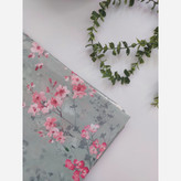 روسری مجلسی دخترانه و زنانه طرح گلدار جنس نخی